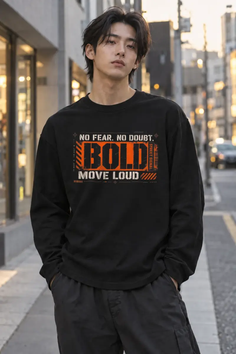 "Move Loud" Unisex Longsleeve T-shirt | Gildan 2400