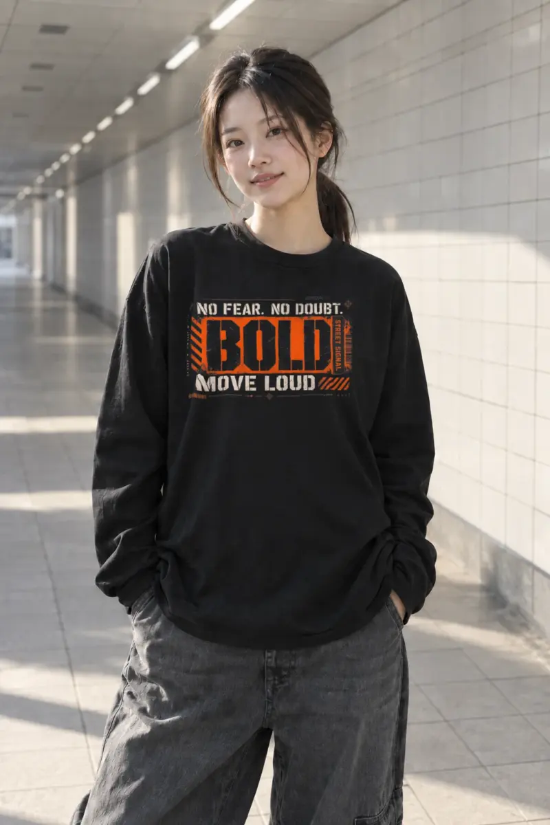"Move Loud" Unisex Longsleeve T-shirt | Gildan 2400