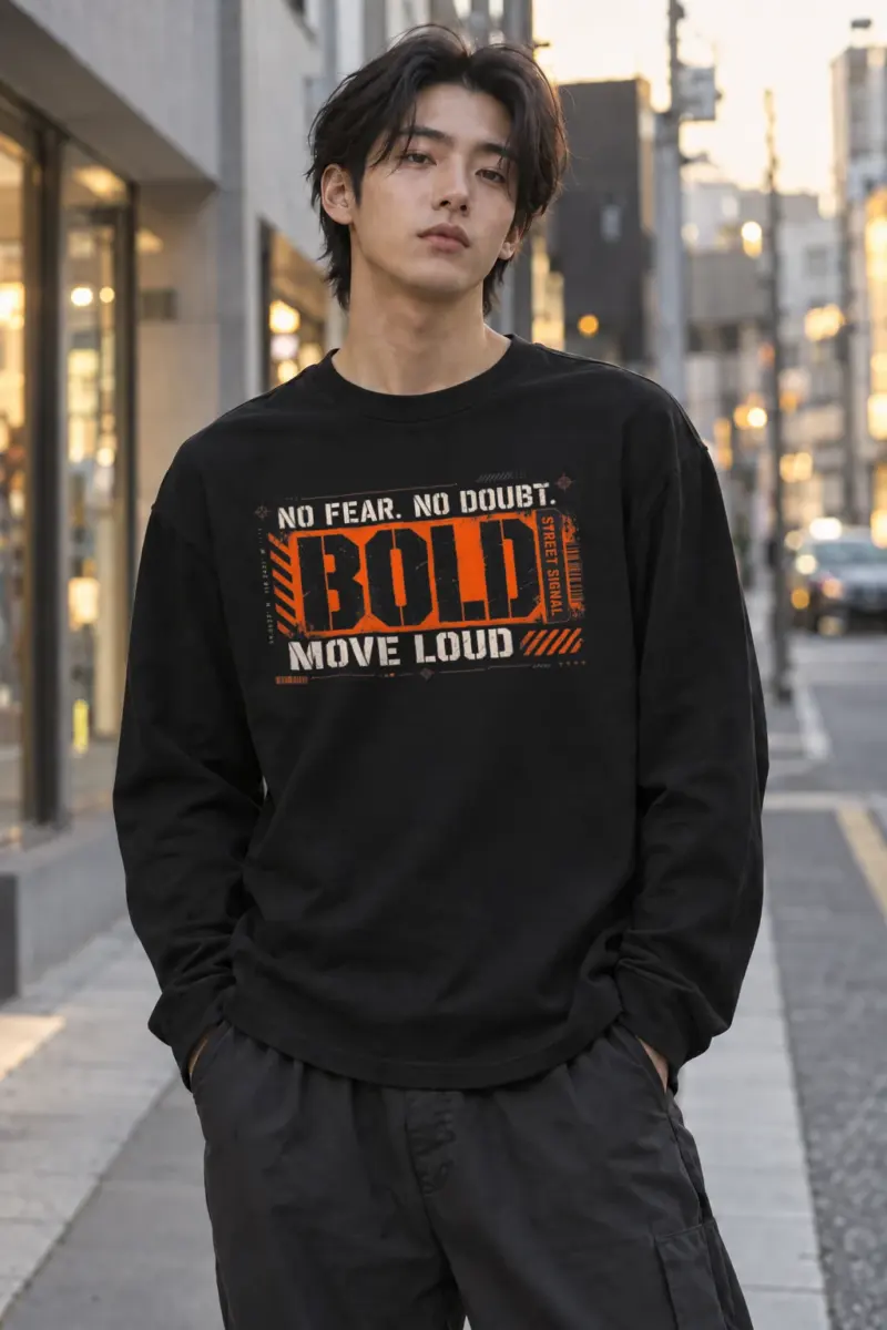 "Move Loud" Unisex Longsleeve T-shirt | Gildan 2400