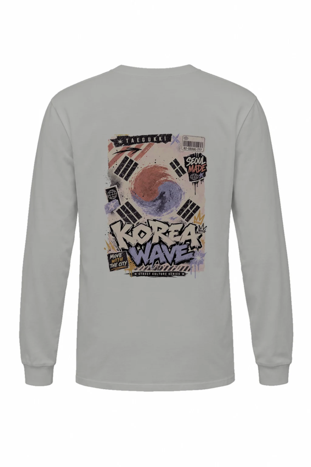 "Move With The City" Unisex Longsleeve T-shirt | Gildan 2400