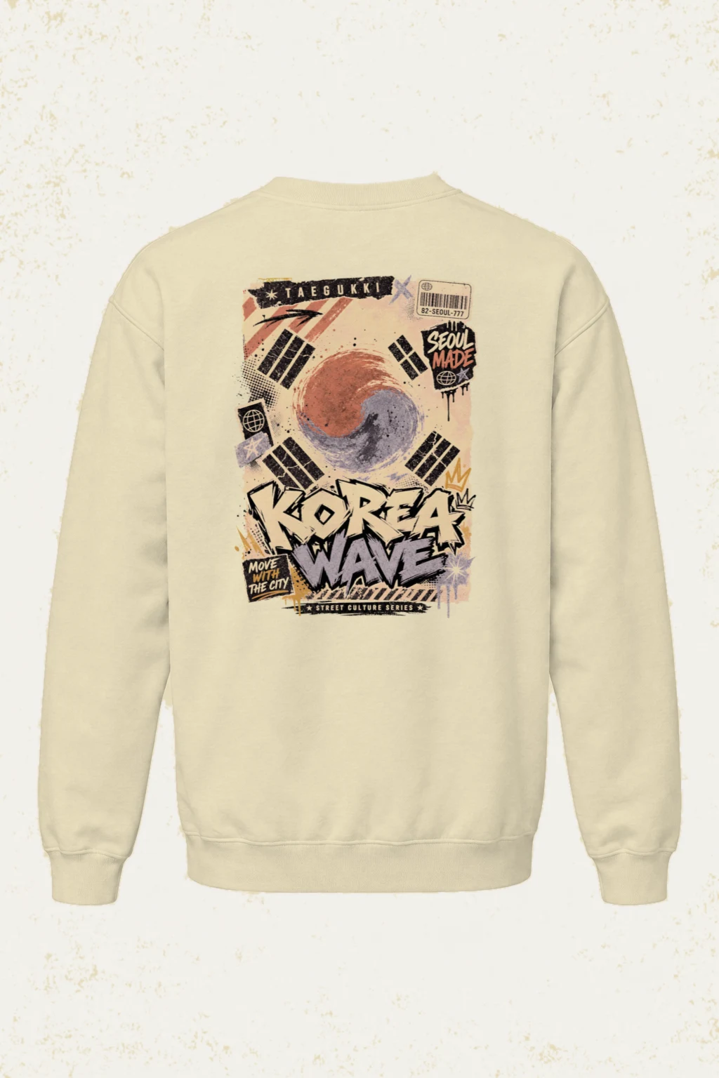 "Move With The City" Unisex Sponge Fleece Crewneck Sweatshirt | Bella + Canvas 3901