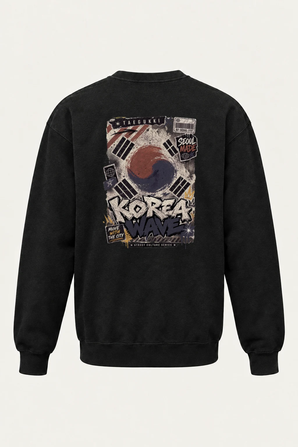 "Move With The City" Unisex Sponge Fleece Crewneck Sweatshirt | Bella + Canvas 3901