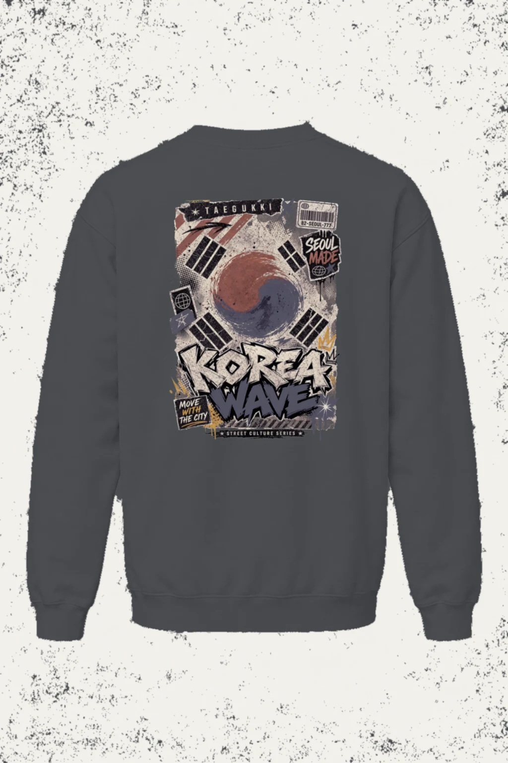 "Move With The City" Unisex Sponge Fleece Crewneck Sweatshirt | Bella + Canvas 3901