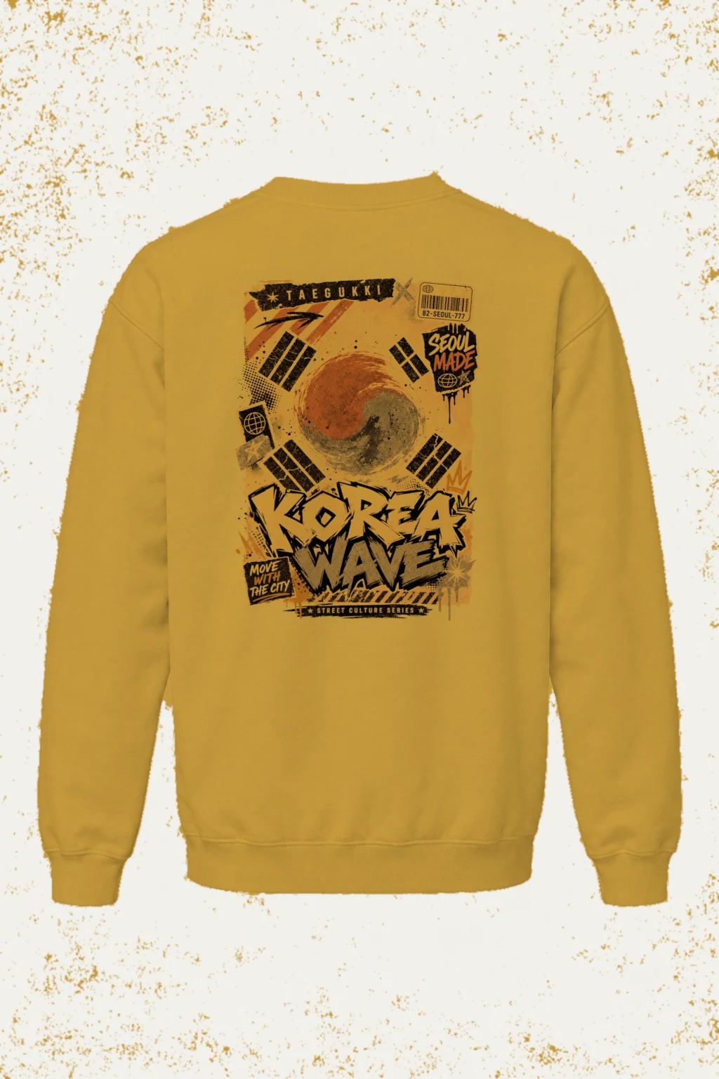 "Move With The City" Unisex Sponge Fleece Crewneck Sweatshirt | Bella + Canvas 3901