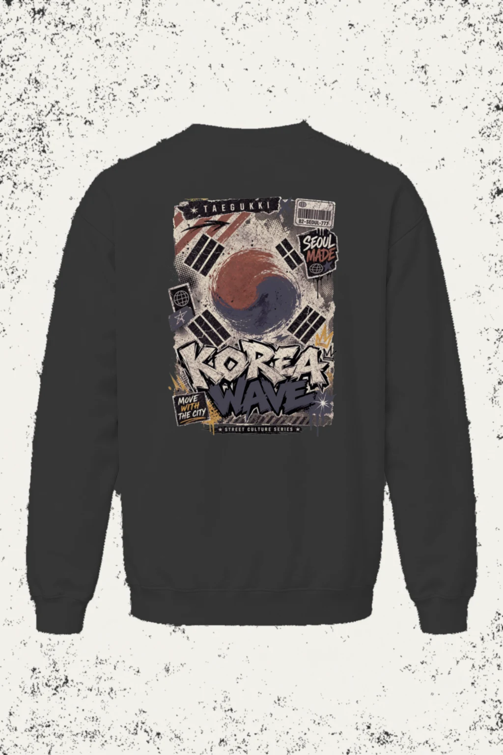 "Move With The City" Unisex Sponge Fleece Crewneck Sweatshirt | Bella + Canvas 3901
