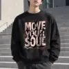 "Move Your Soul" Heavy Blend Unisex Crewneck Sweatshirt | Gildan 18000
