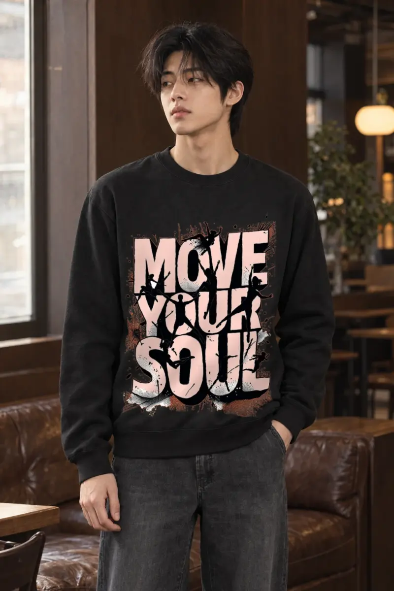 "Move Your Soul" Heavy Blend Unisex Crewneck Sweatshirt