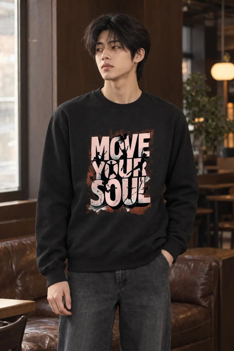 "Move Your Soul" Heavy Blend Unisex Crewneck Sweatshirt