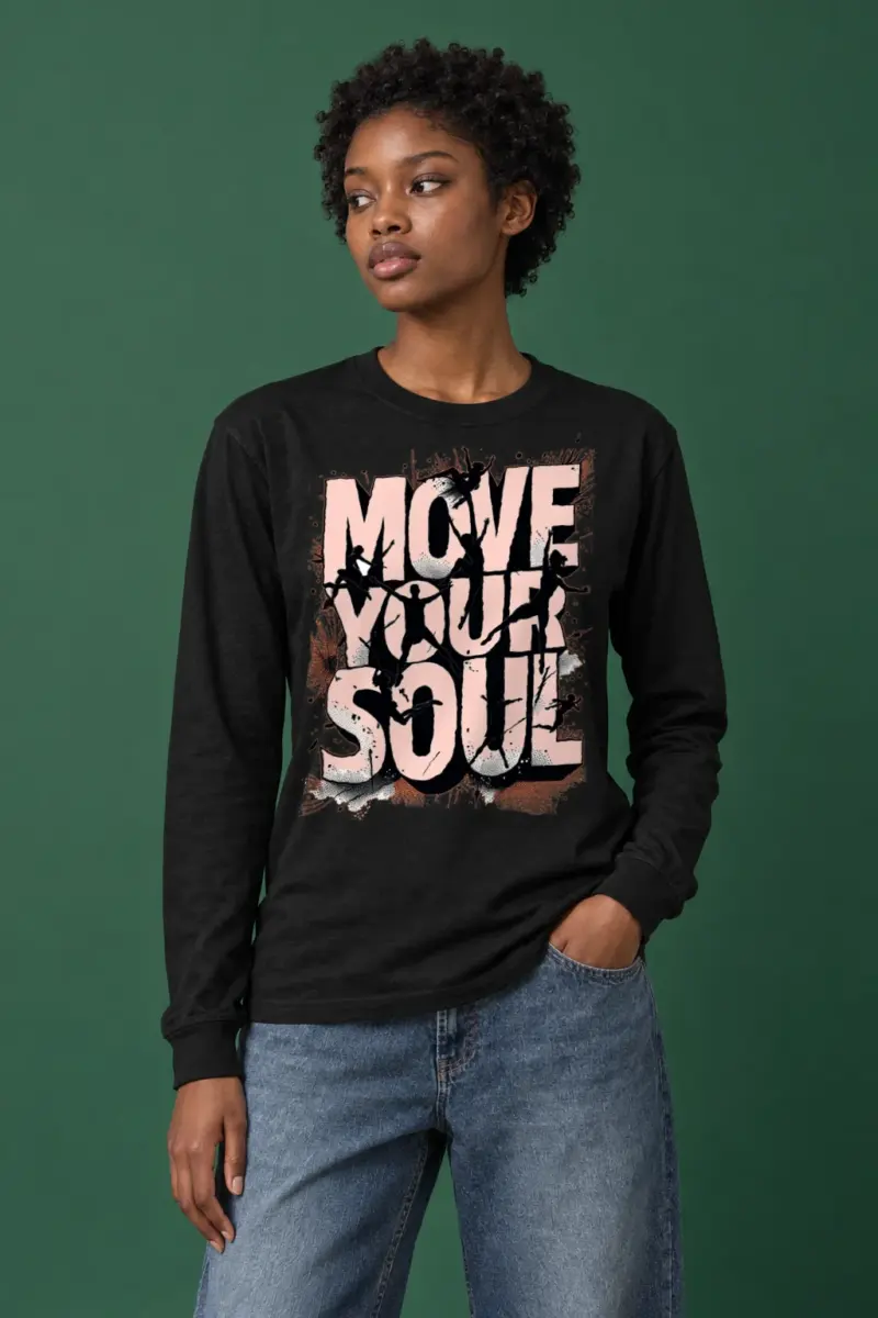 "Move Your Soul" Unisex Longsleeve T-shirt | Gildan 2400
