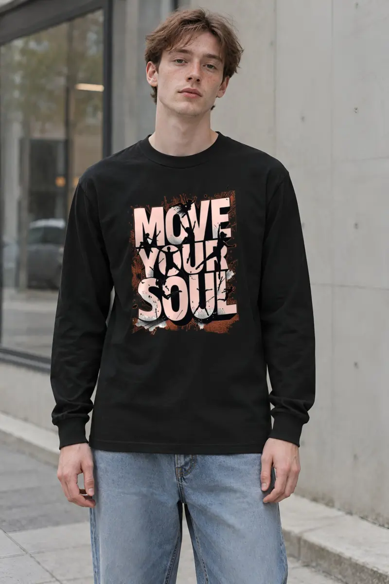 "Move Your Soul" Unisex Longsleeve T-shirt