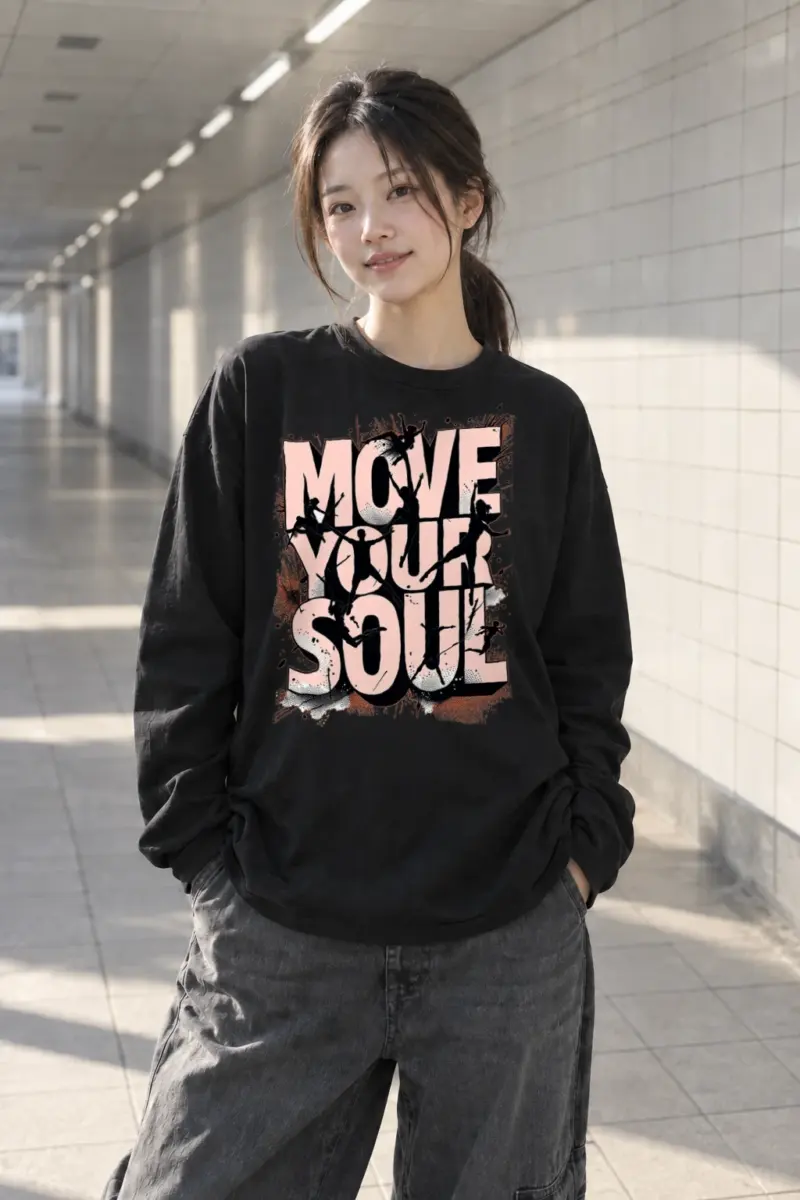 “Move Your Soul” Unisex Longsleeve T-shirt | Gildan 2400