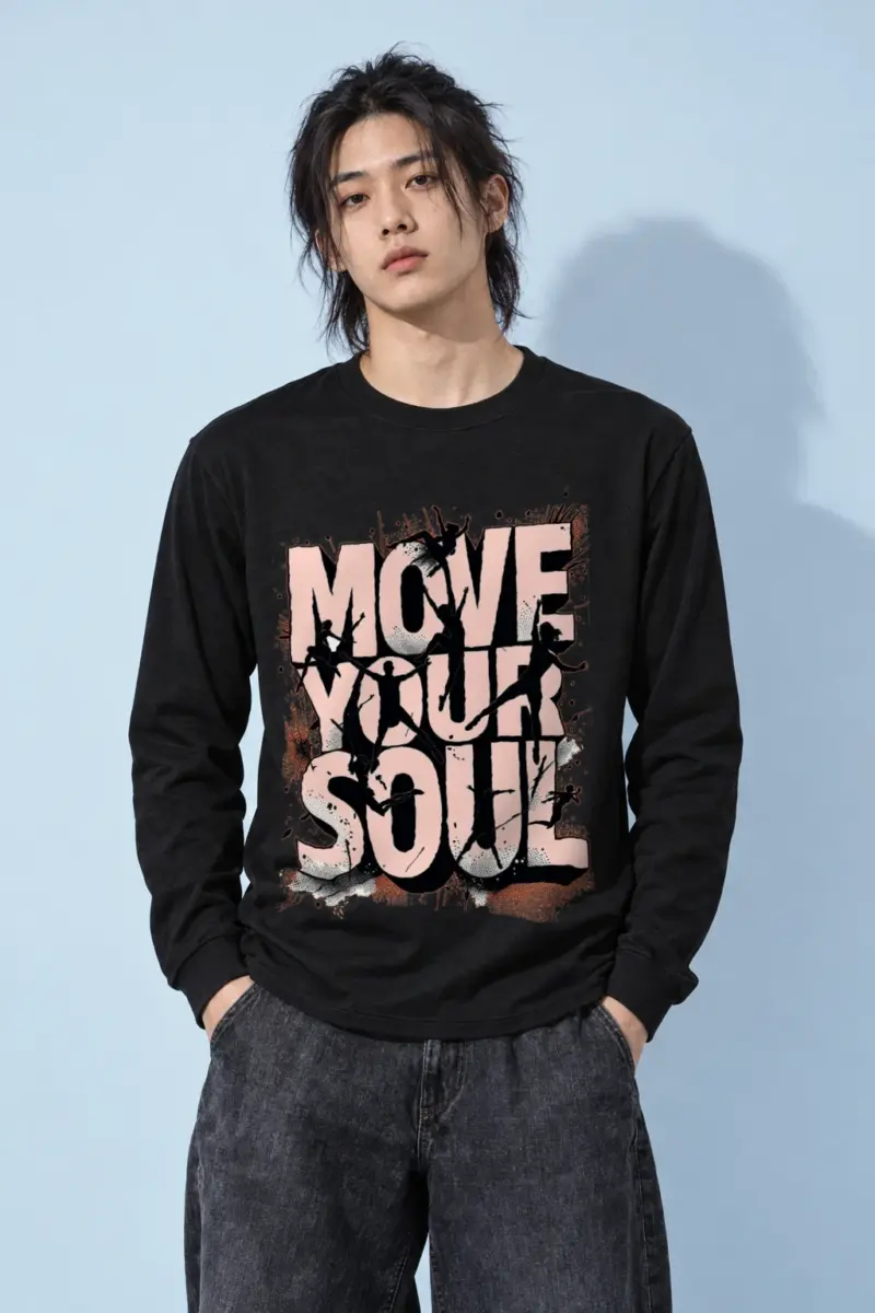 "Move Your Soul" Unisex Longsleeve T-shirt | Gildan 2400