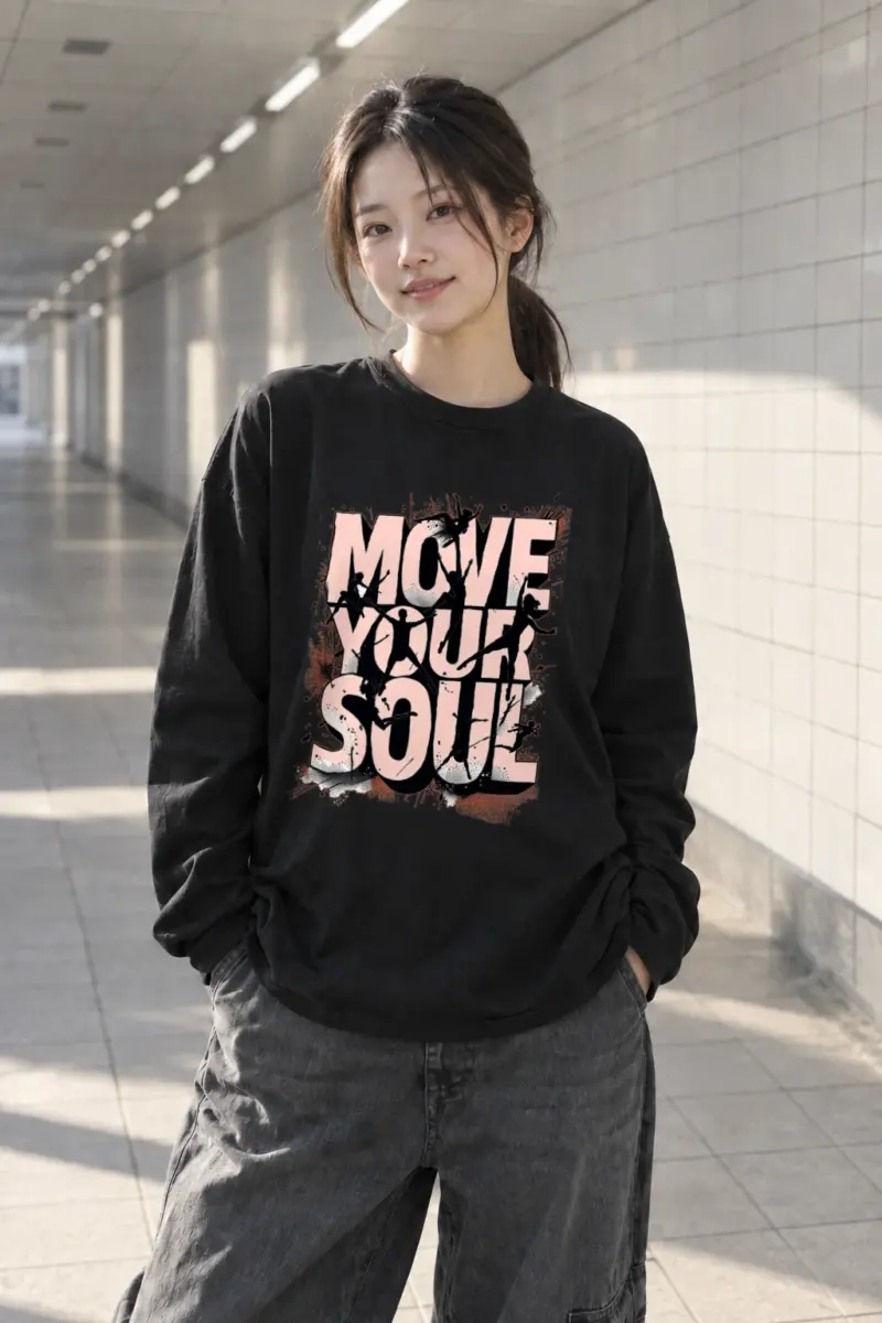 "Move Your Soul" Unisex Longsleeve T-shirt | Gildan 2400