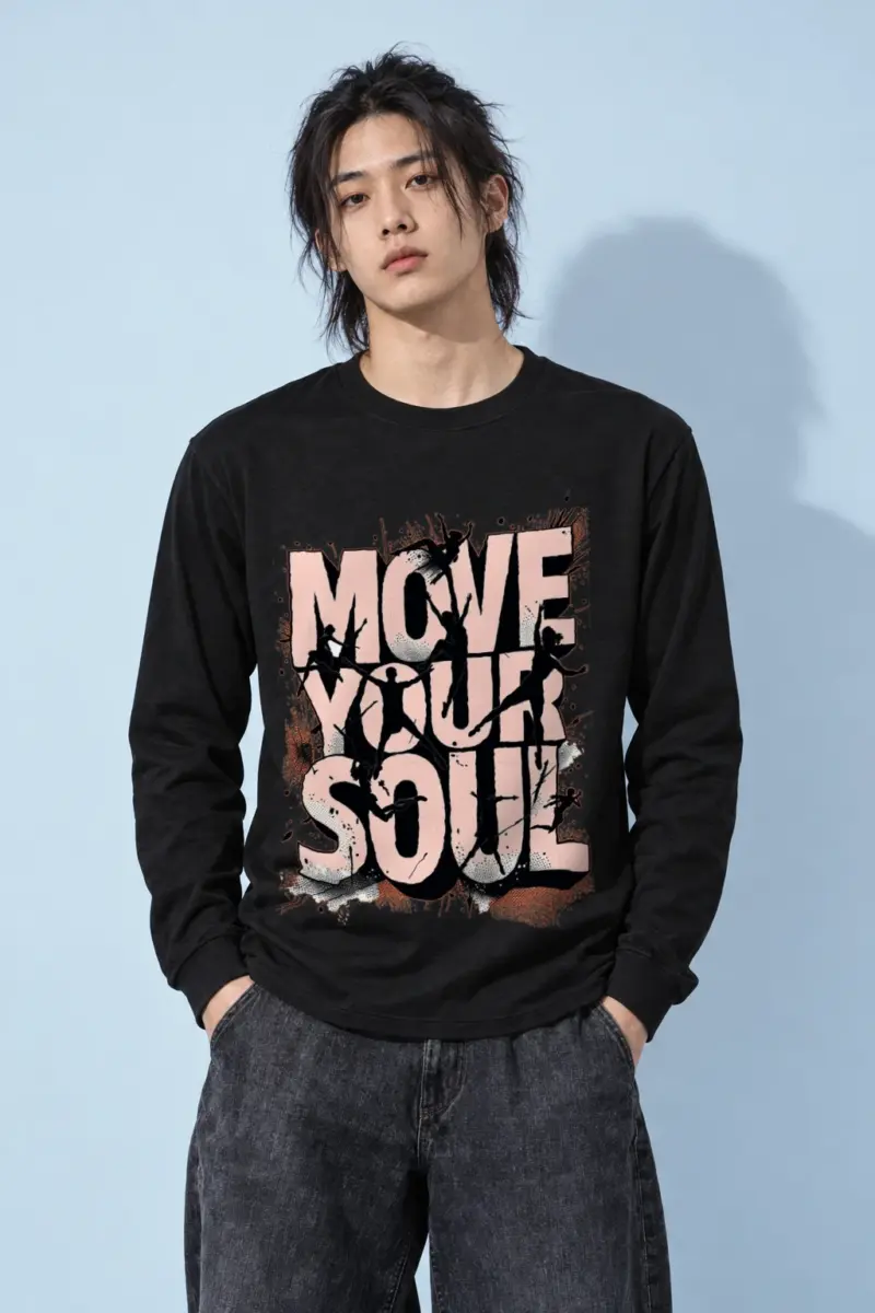 "Move Your Soul" Unisex Longsleeve T-shirt