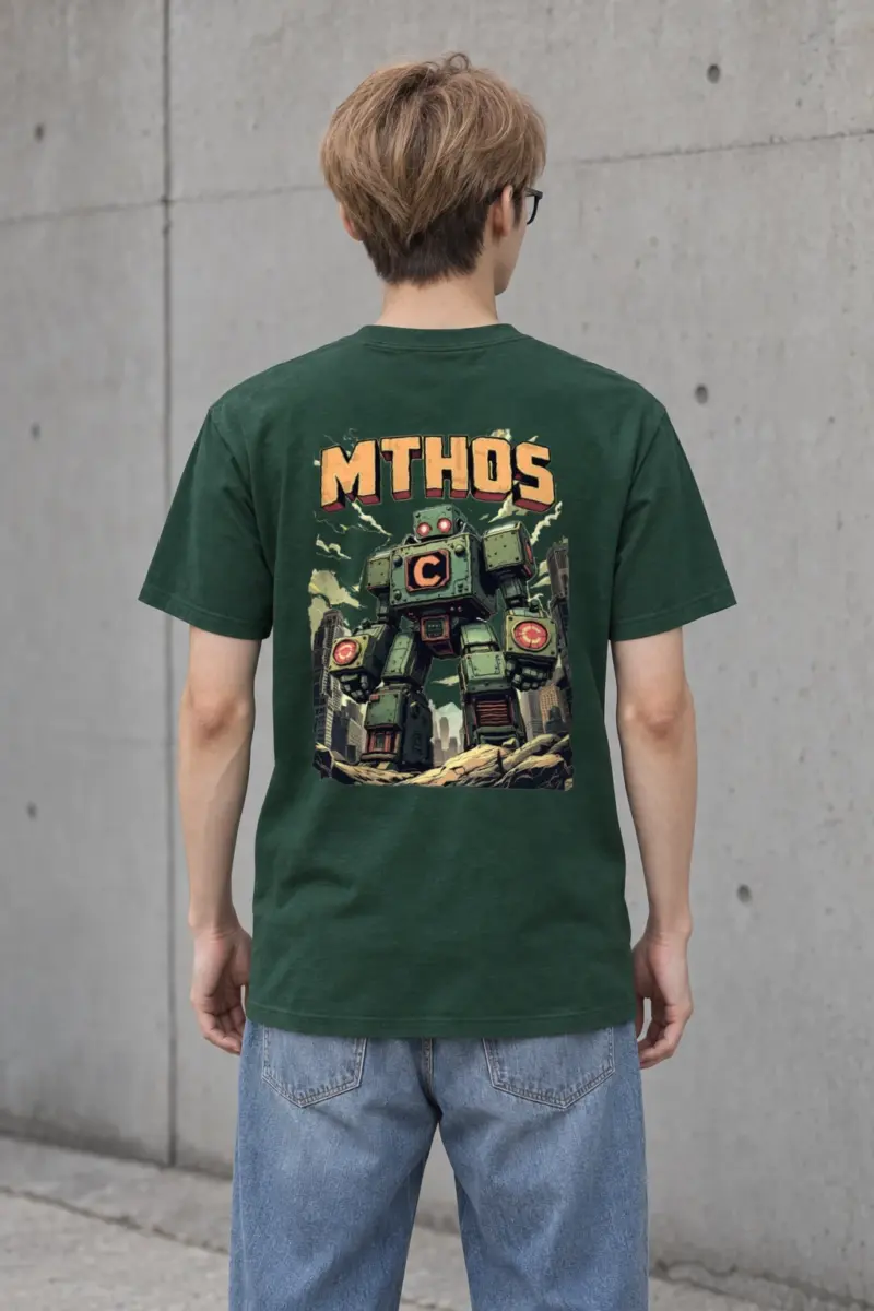 "MTHOS Robot" Heavyweight Unisex Crewneck T-shirt