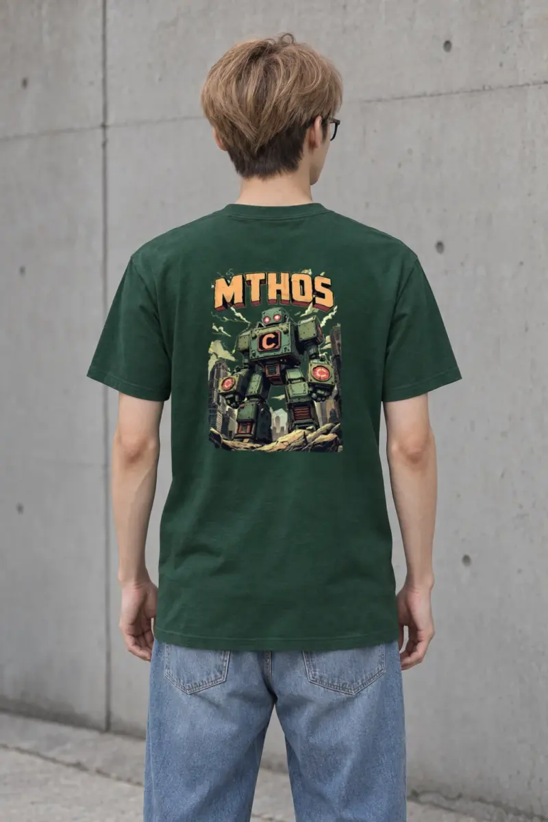 "MTHOS Robot" Heavyweight Unisex Crewneck T-shirt