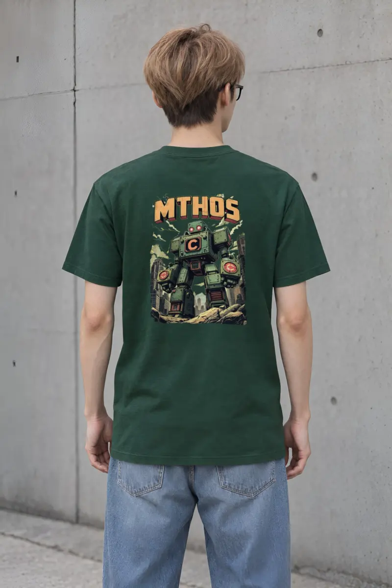 "MTHOS Robot" Heavyweight Unisex Crewneck T-shirt