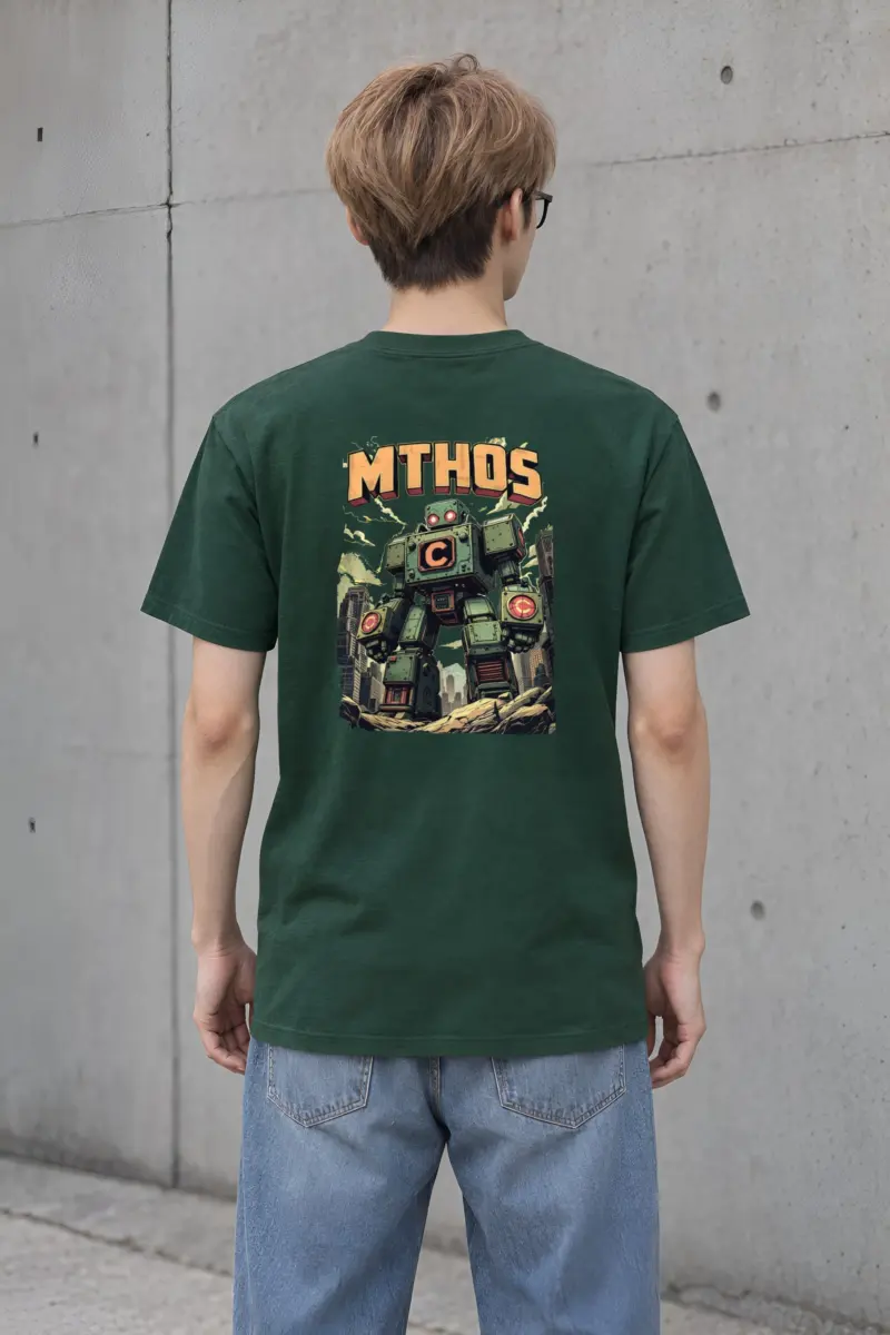 "MTHOS Robot" Heavyweight Unisex Crewneck T-shirt