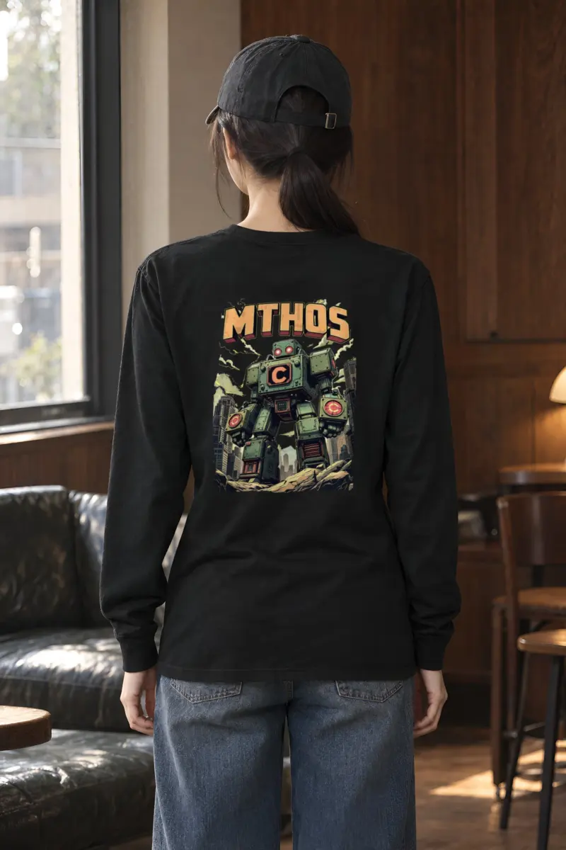 "MTHOS Robot Ruins" Unisex Longsleeve T-shirt