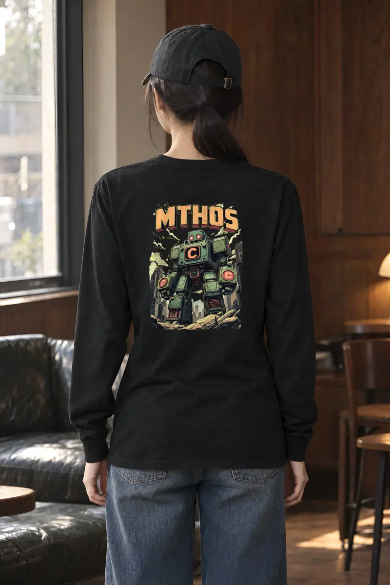 "MTHOS Robot Ruins" Unisex Longsleeve T-shirt