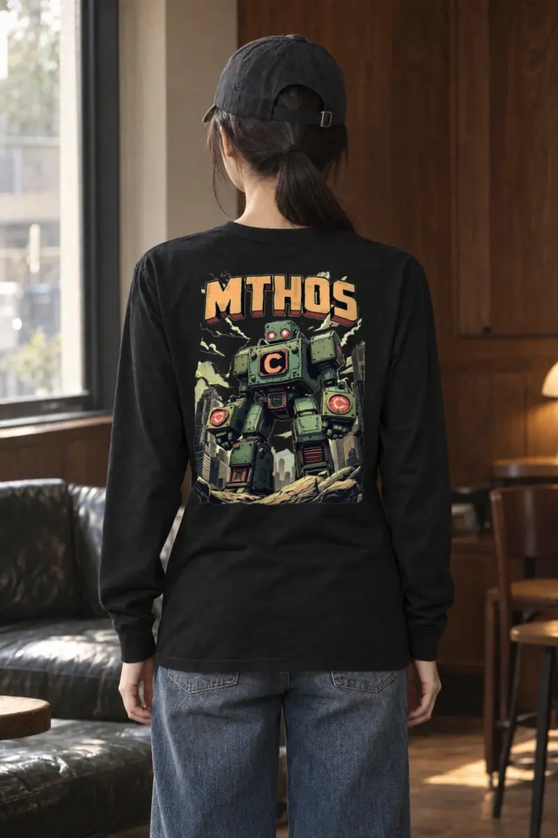"MTHOS Robot Ruins" Unisex Longsleeve T-shirt