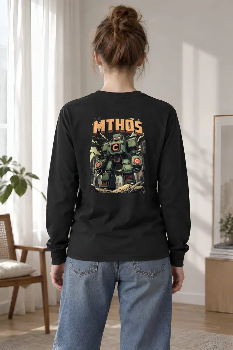 "MTHOS Robot Ruins" Unisex Longsleeve T-shirt