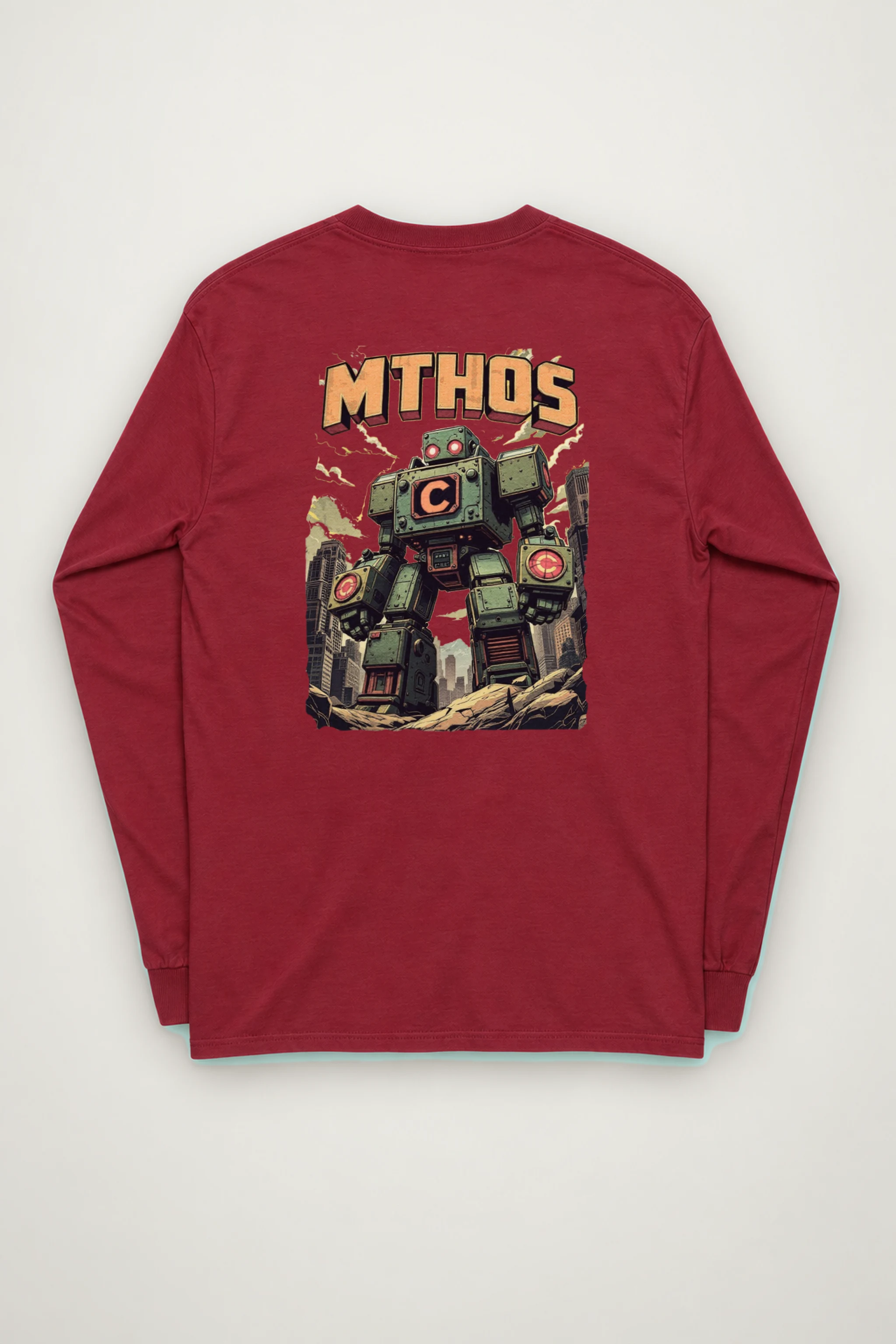"MTHOS Robot Ruins" Unisex Longsleeve T-shirt