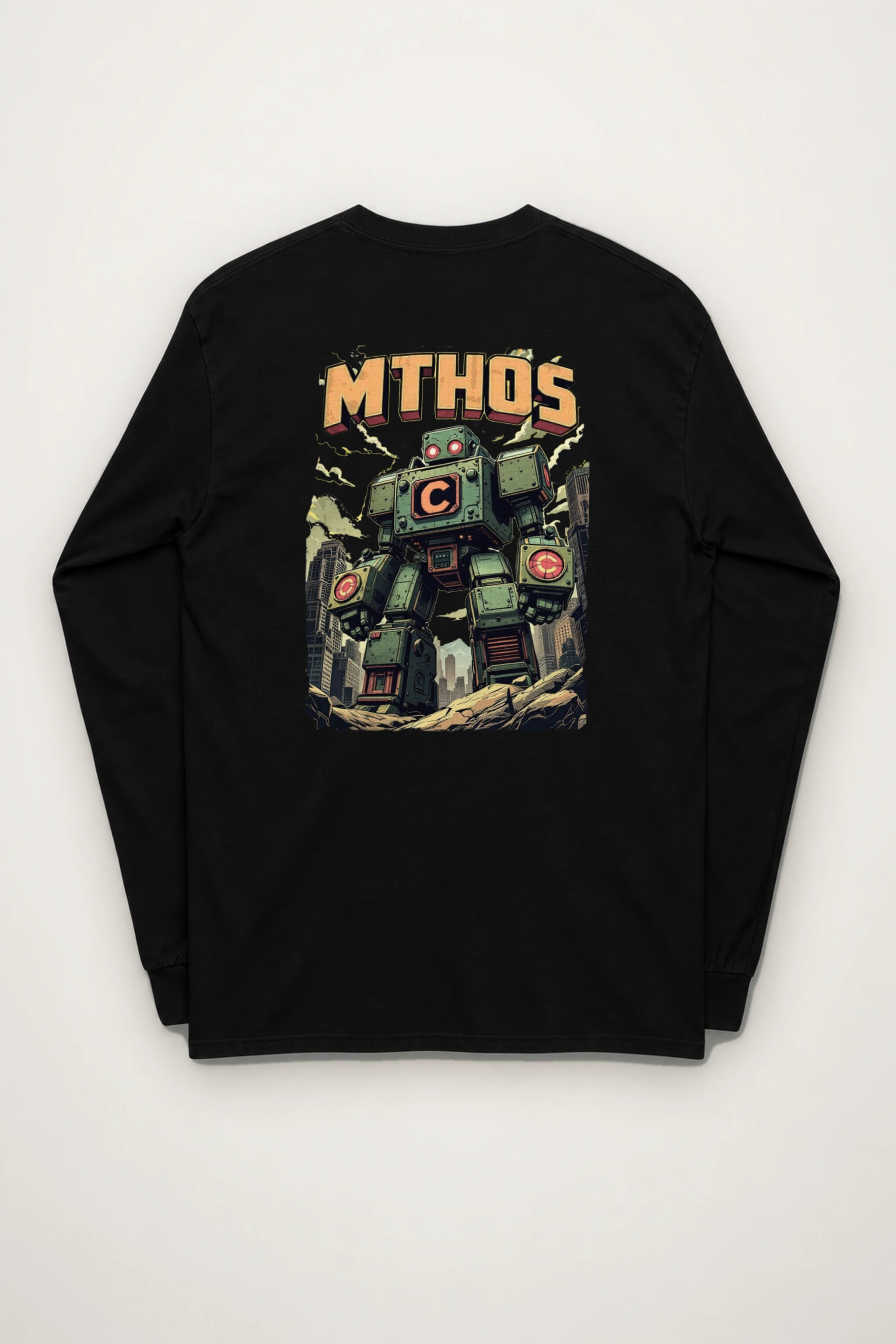 "MTHOS Robot Ruins" Unisex Longsleeve T-shirt