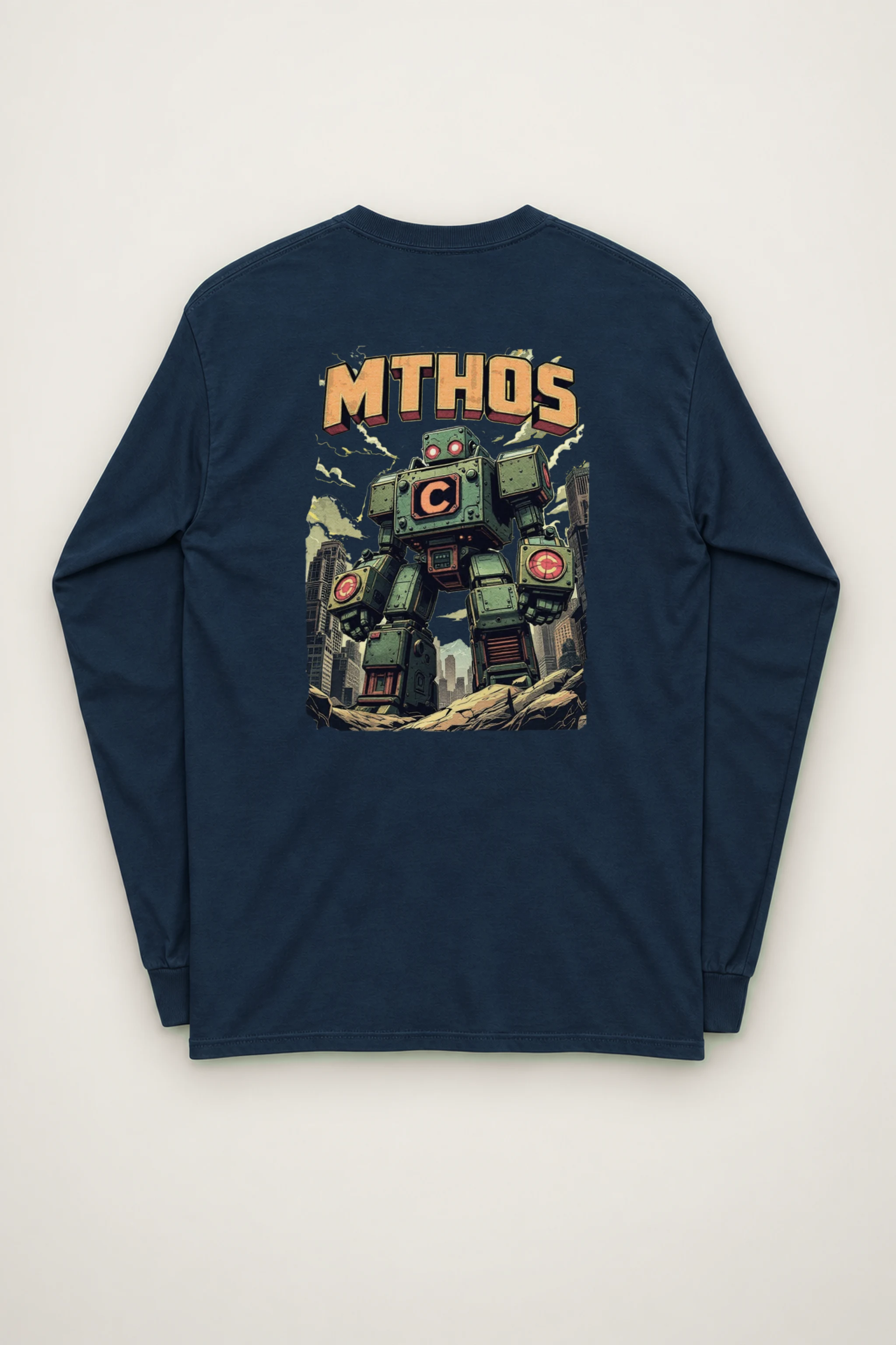 "MTHOS Robot Ruins" Unisex Longsleeve T-shirt