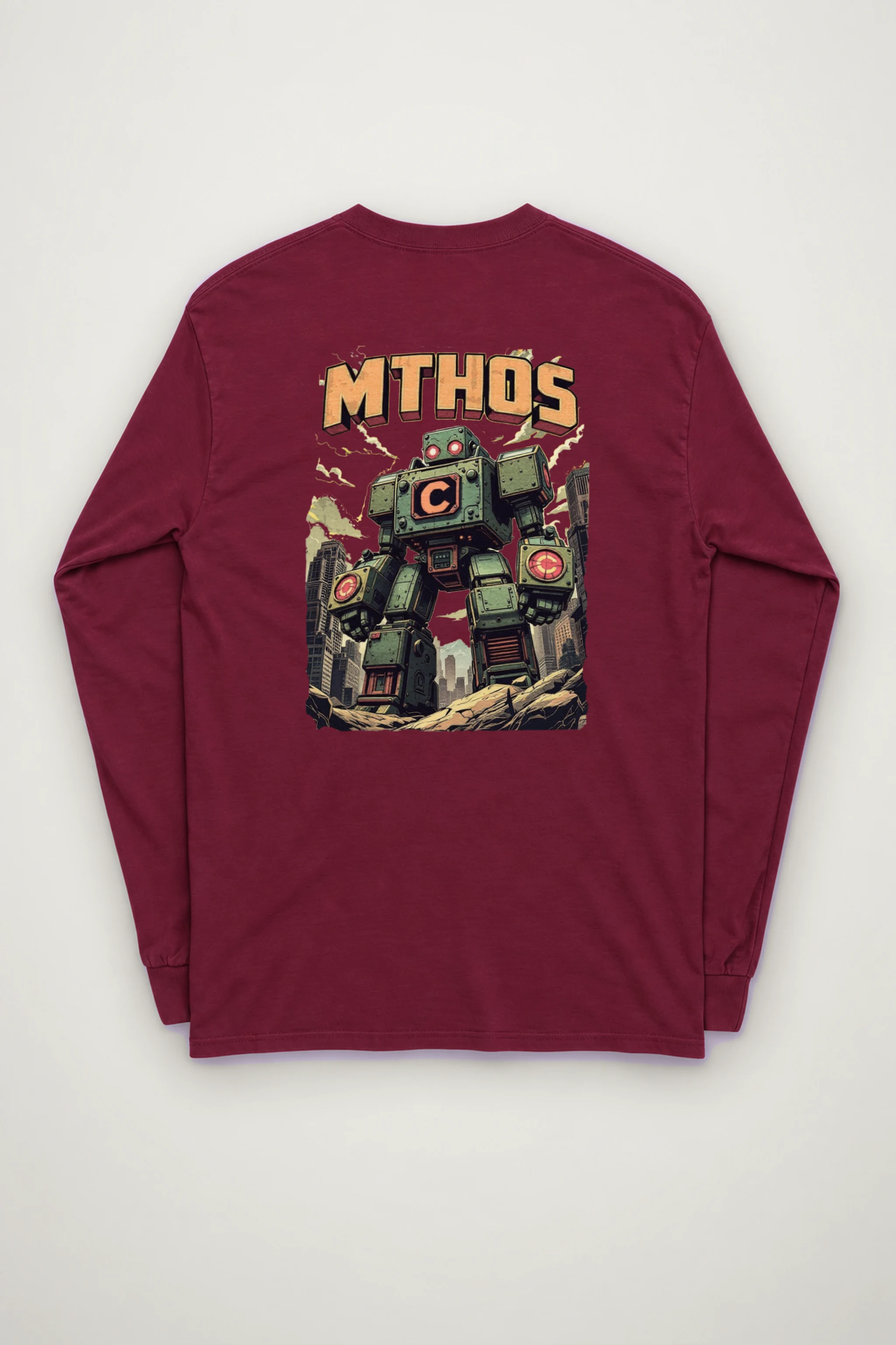 "MTHOS Robot Ruins" Unisex Longsleeve T-shirt
