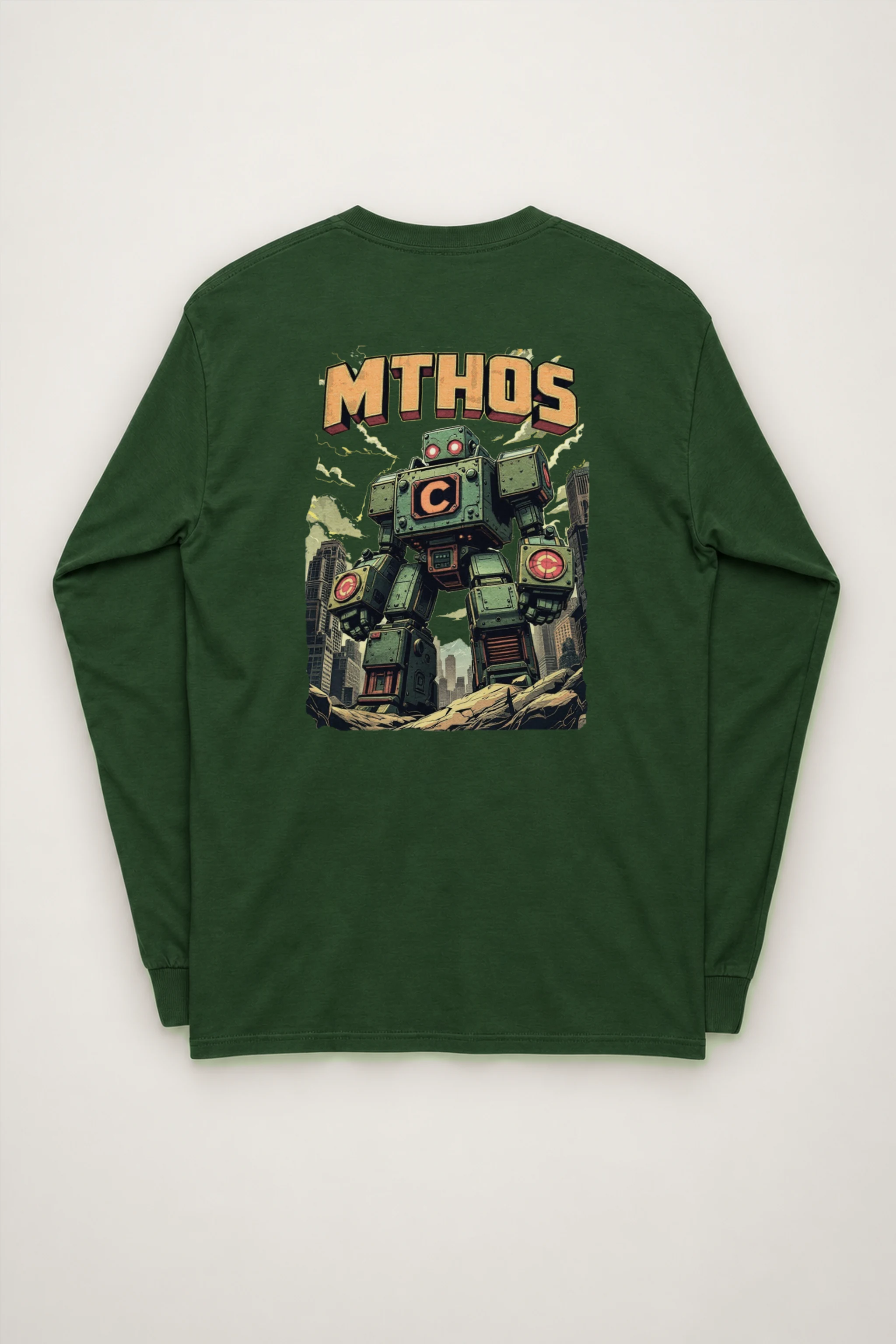 "MTHOS Robot Ruins" Unisex Longsleeve T-shirt