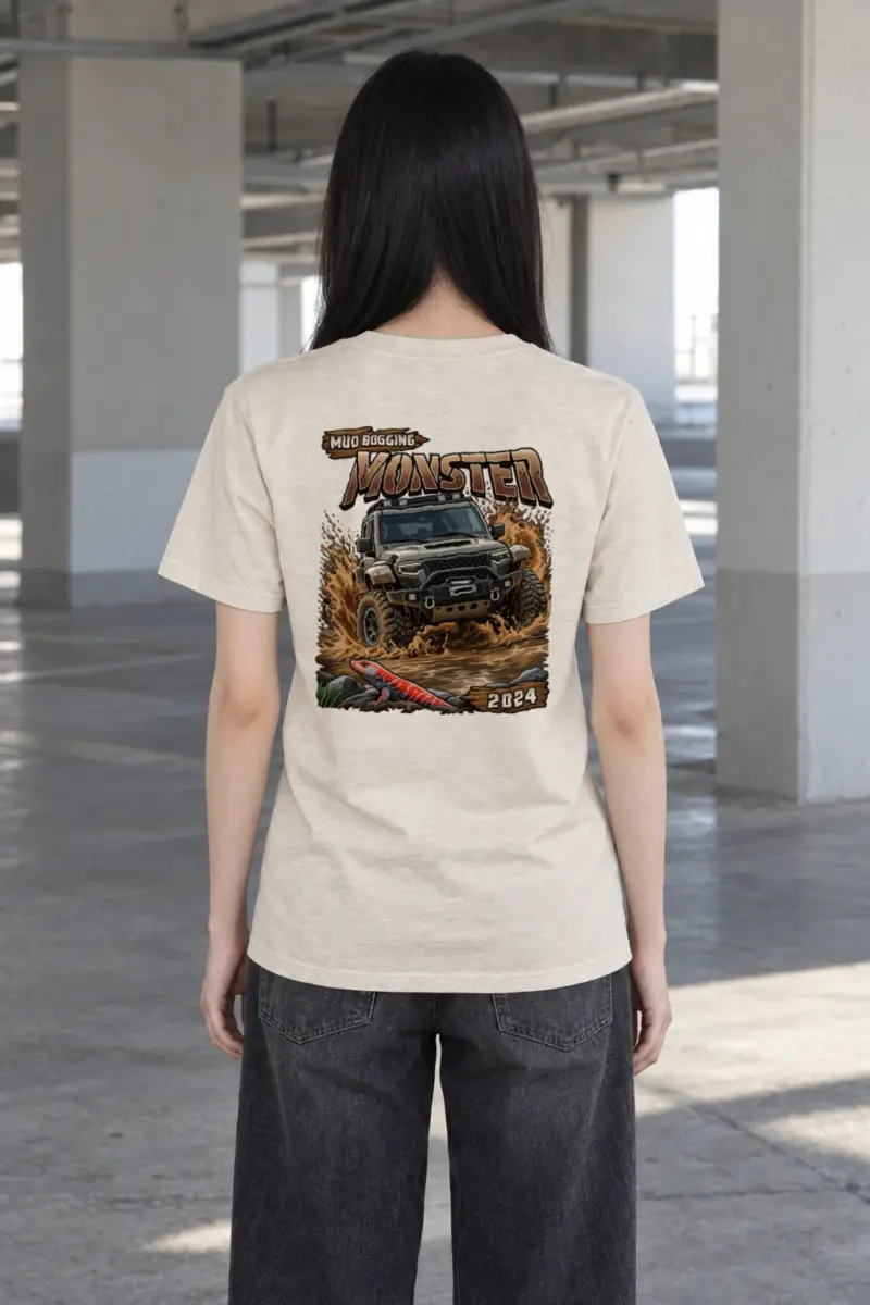 "Mud Bogging Monster" Heavyweight Unisex Crewneck T-shirt