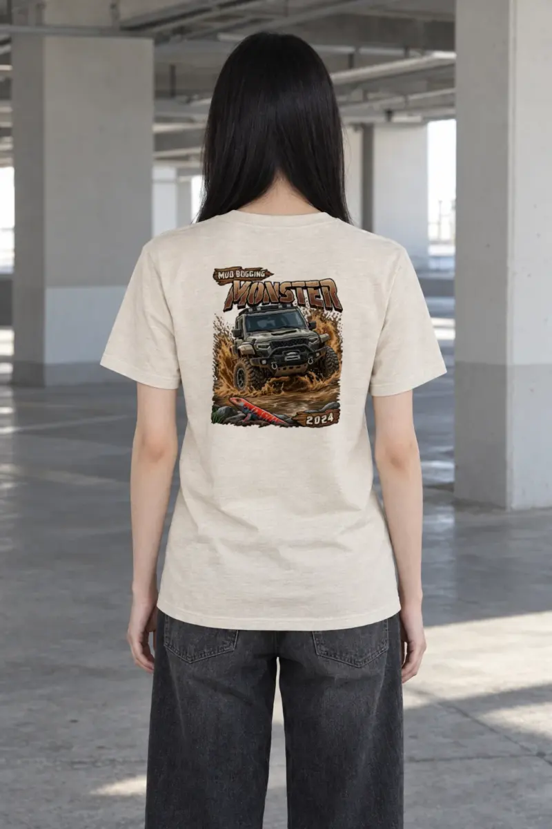 "Mud Bogging Monster" Heavyweight Unisex Crewneck T-shirt