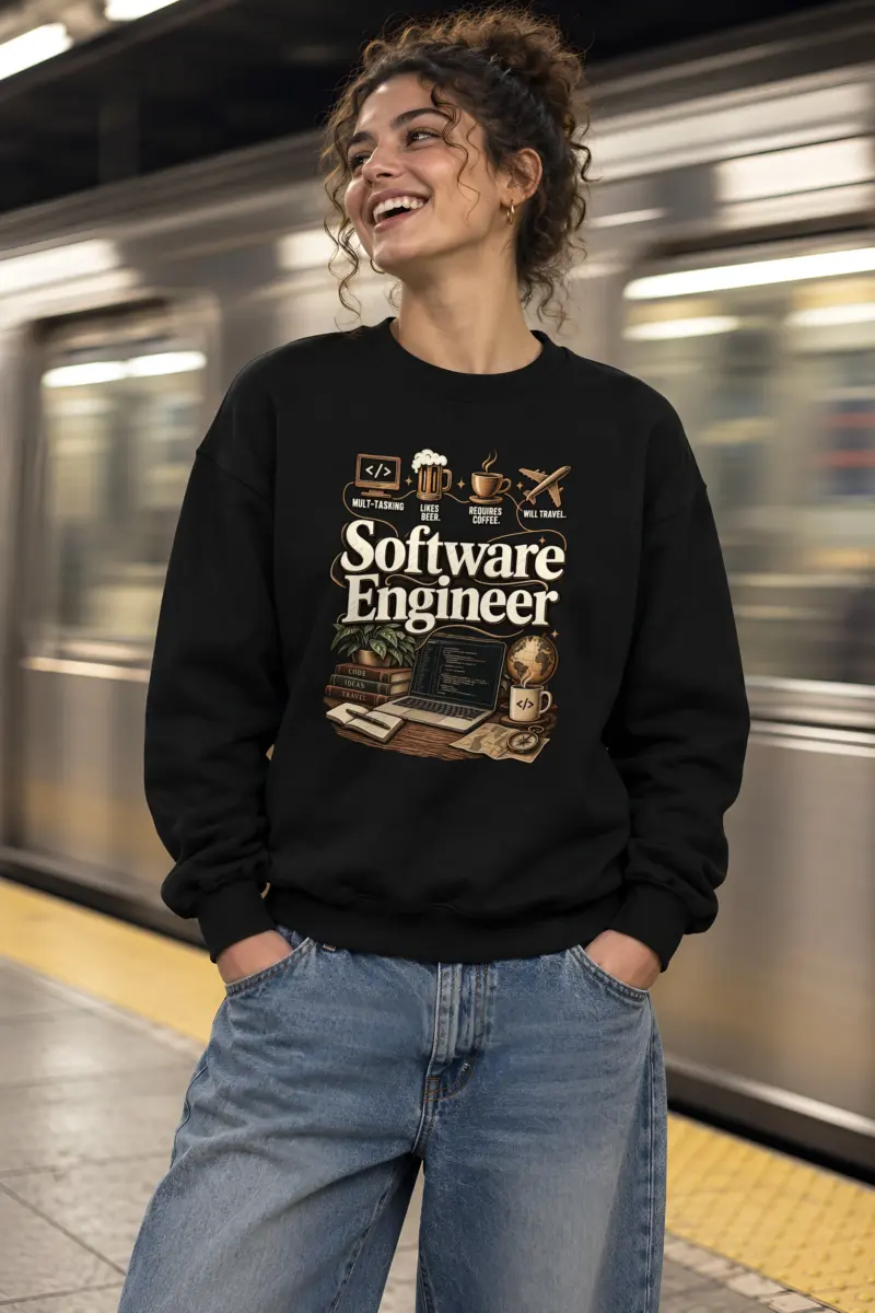 "Multitasking Requires Coffee" Heavy Blend Unisex Crewneck Sweatshirt