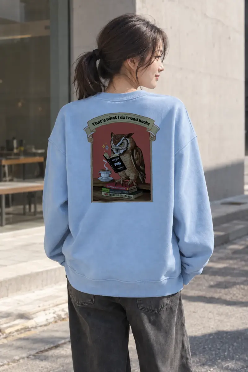 "Murder For Fun & Profit" Heavy Blend Unisex Crewneck Sweatshirt | Gildan 18000