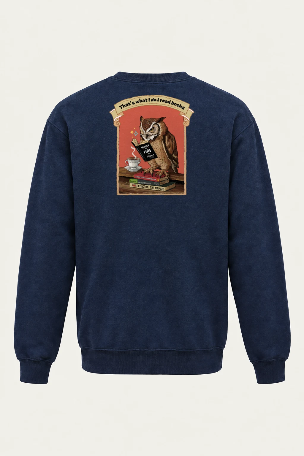 "Murder For Fun & Profit" Heavy Blend Unisex Crewneck Sweatshirt | Gildan 18000