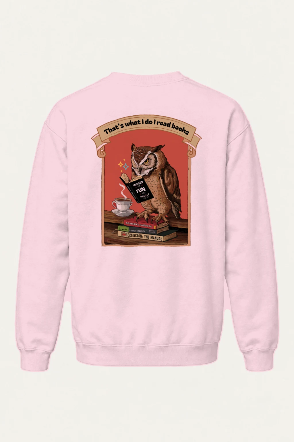 "Murder For Fun & Profit" Heavy Blend Unisex Crewneck Sweatshirt | Gildan 18000