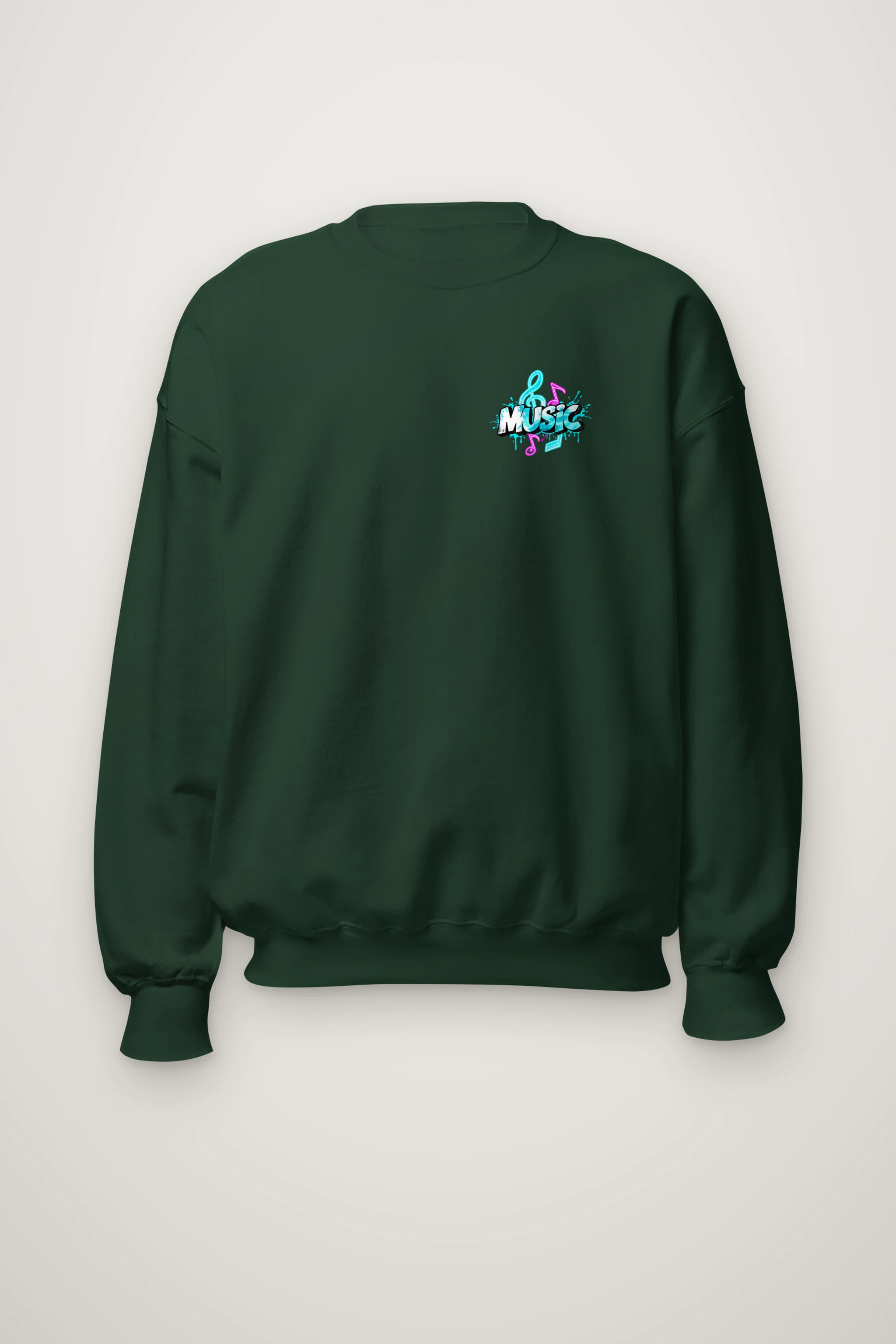 "Music Collage" Heavy Blend Unisex Crewneck Sweatshirt