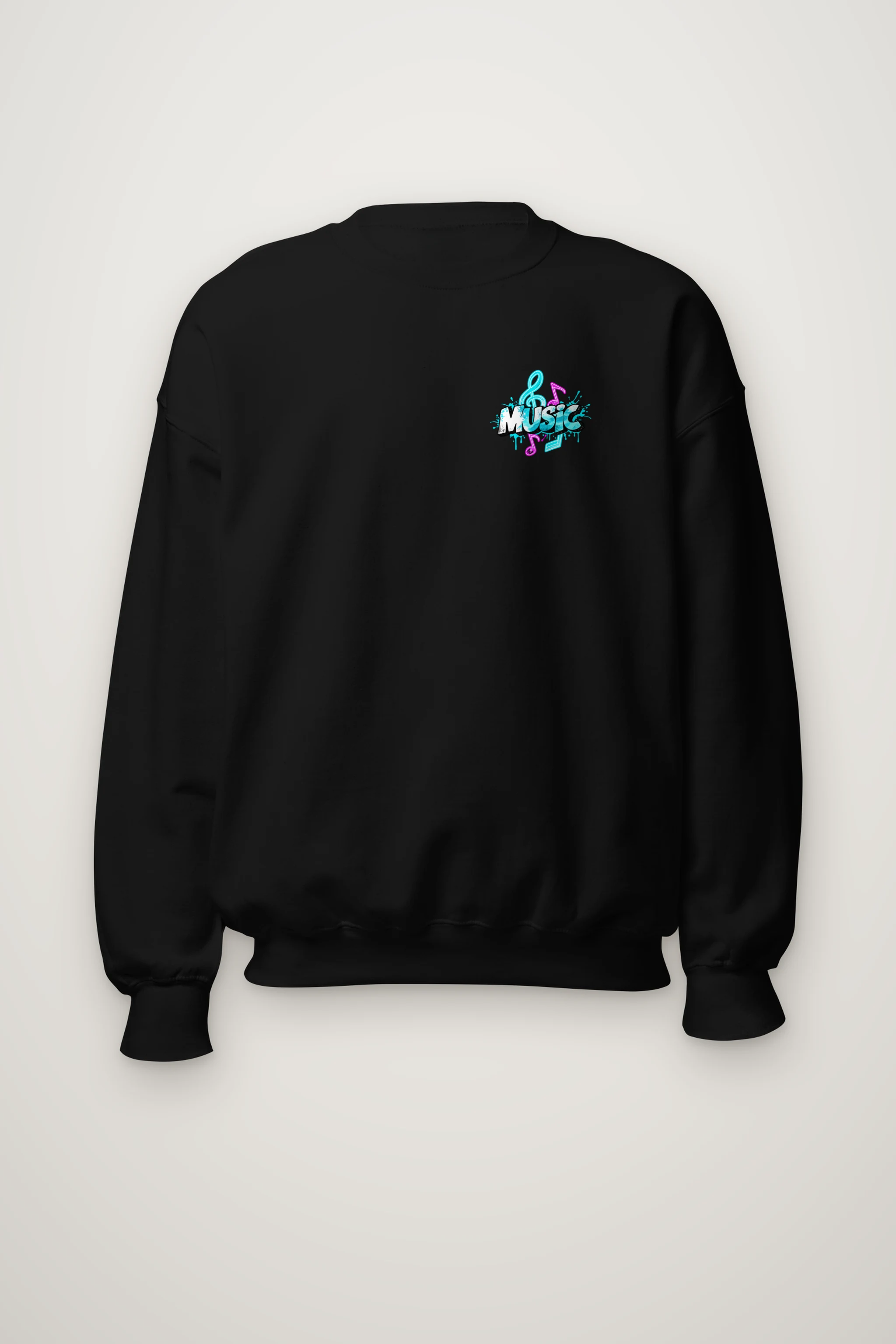 "Music Collage" Heavy Blend Unisex Crewneck Sweatshirt