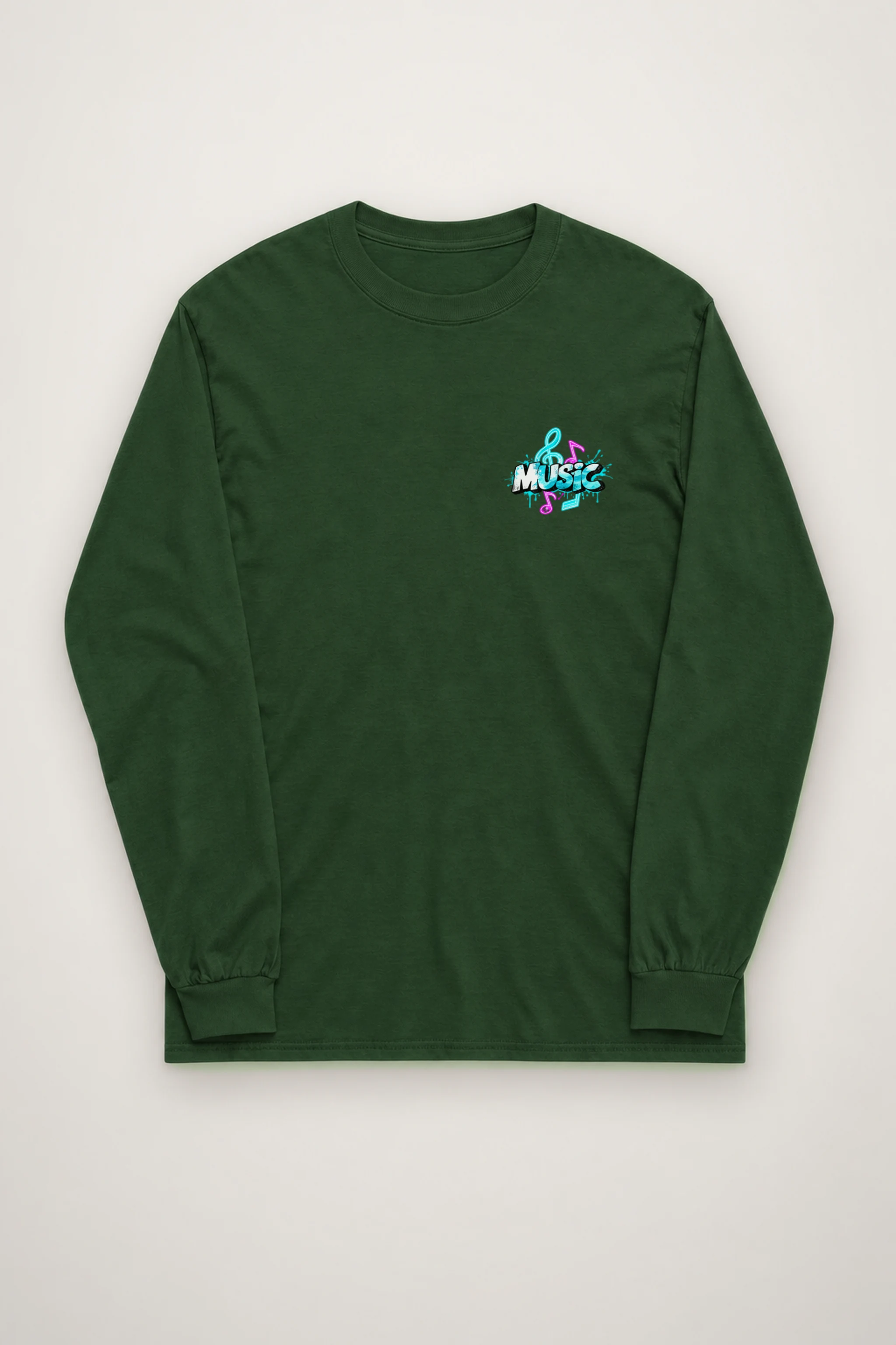 "Music Collage" Unisex Longsleeve T-shirt