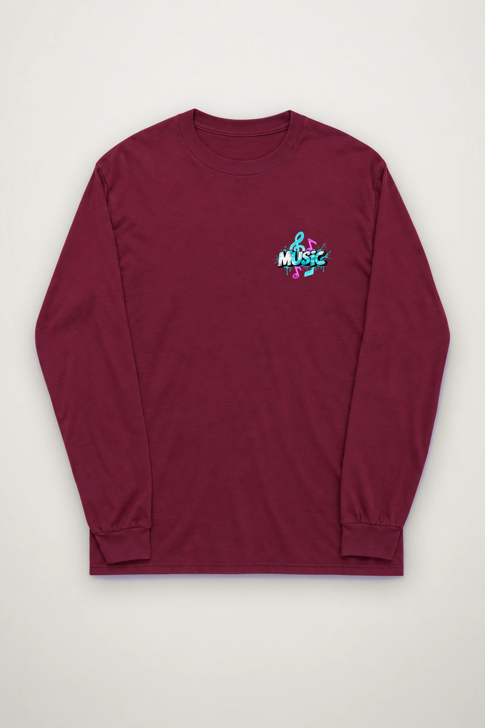 "Music Collage" Unisex Longsleeve T-shirt