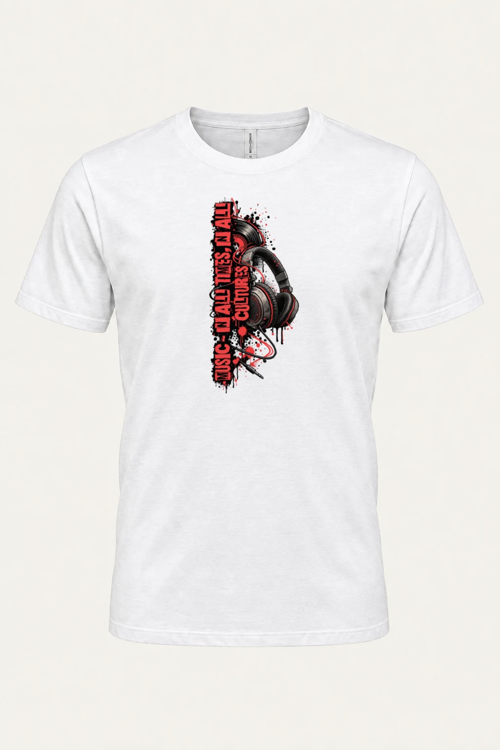 "Music In All Times" Heavyweight Unisex Crewneck T-shirt | Gildan 5000
