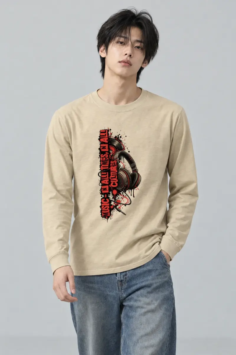 "Music In All Times" Unisex Longsleeve T-shirt