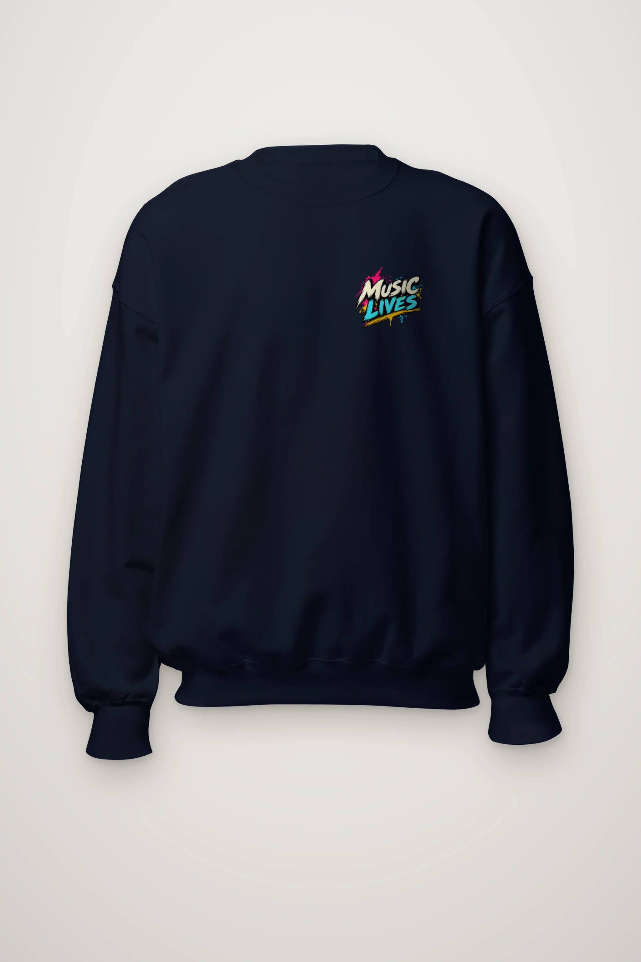 "Music Lives" Heavy Blend Unisex Crewneck Sweatshirt