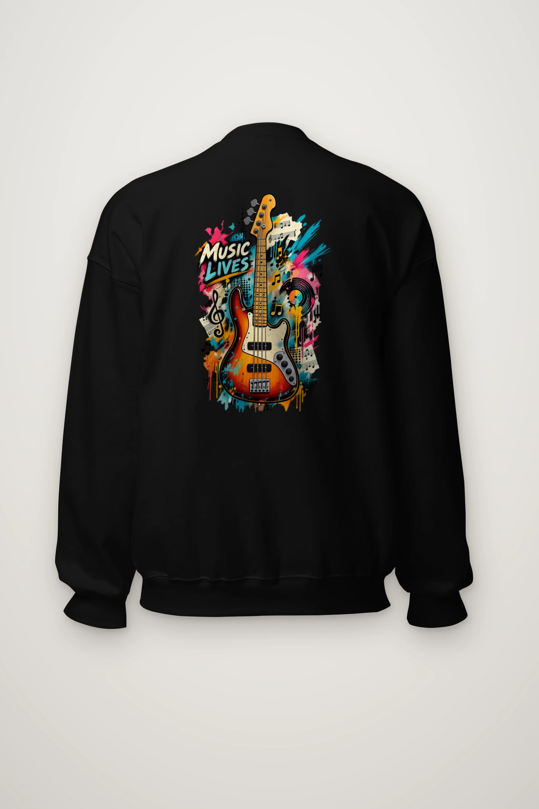 "Music Lives" Heavy Blend Unisex Crewneck Sweatshirt