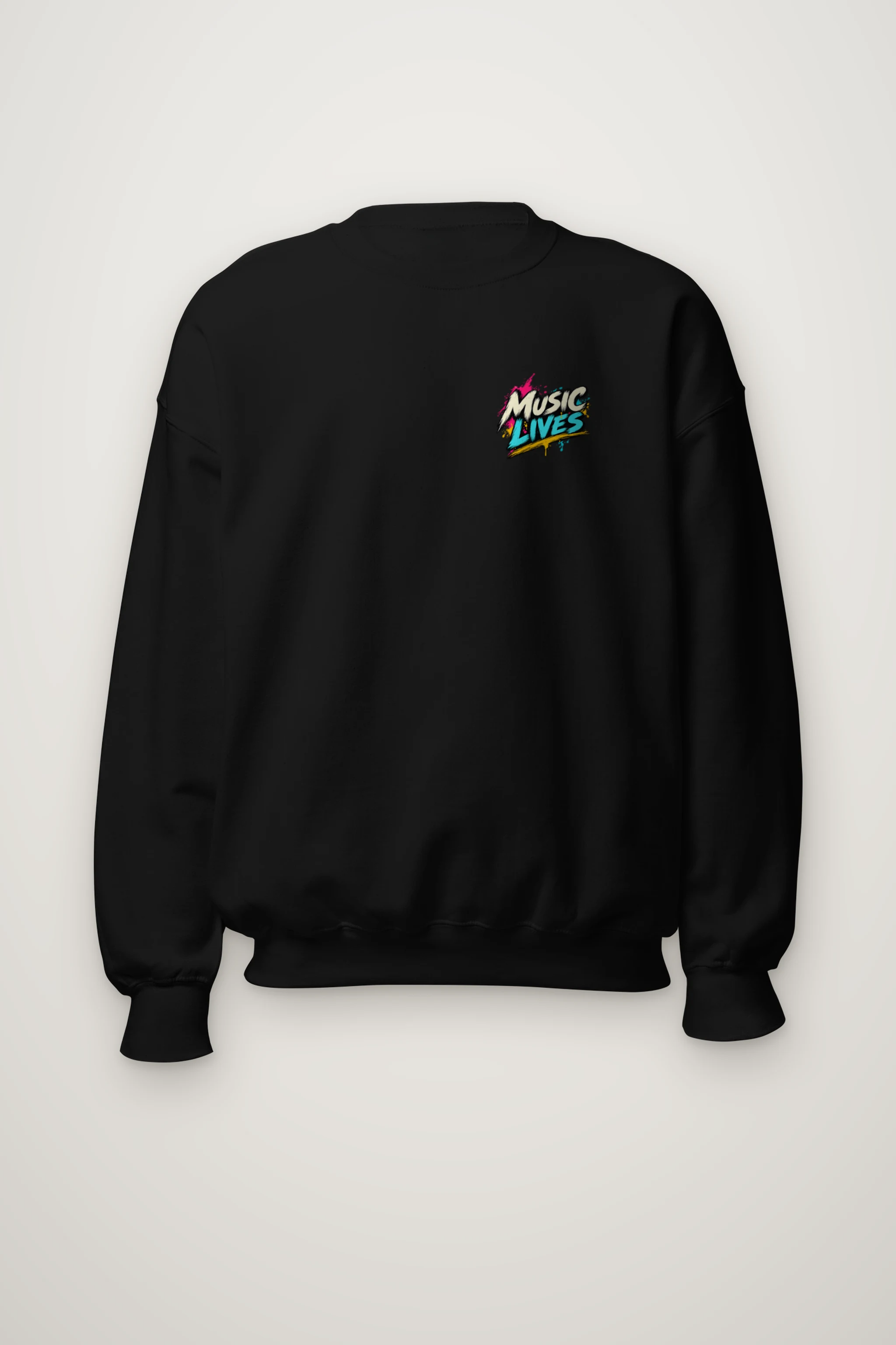 "Music Lives" Heavy Blend Unisex Crewneck Sweatshirt