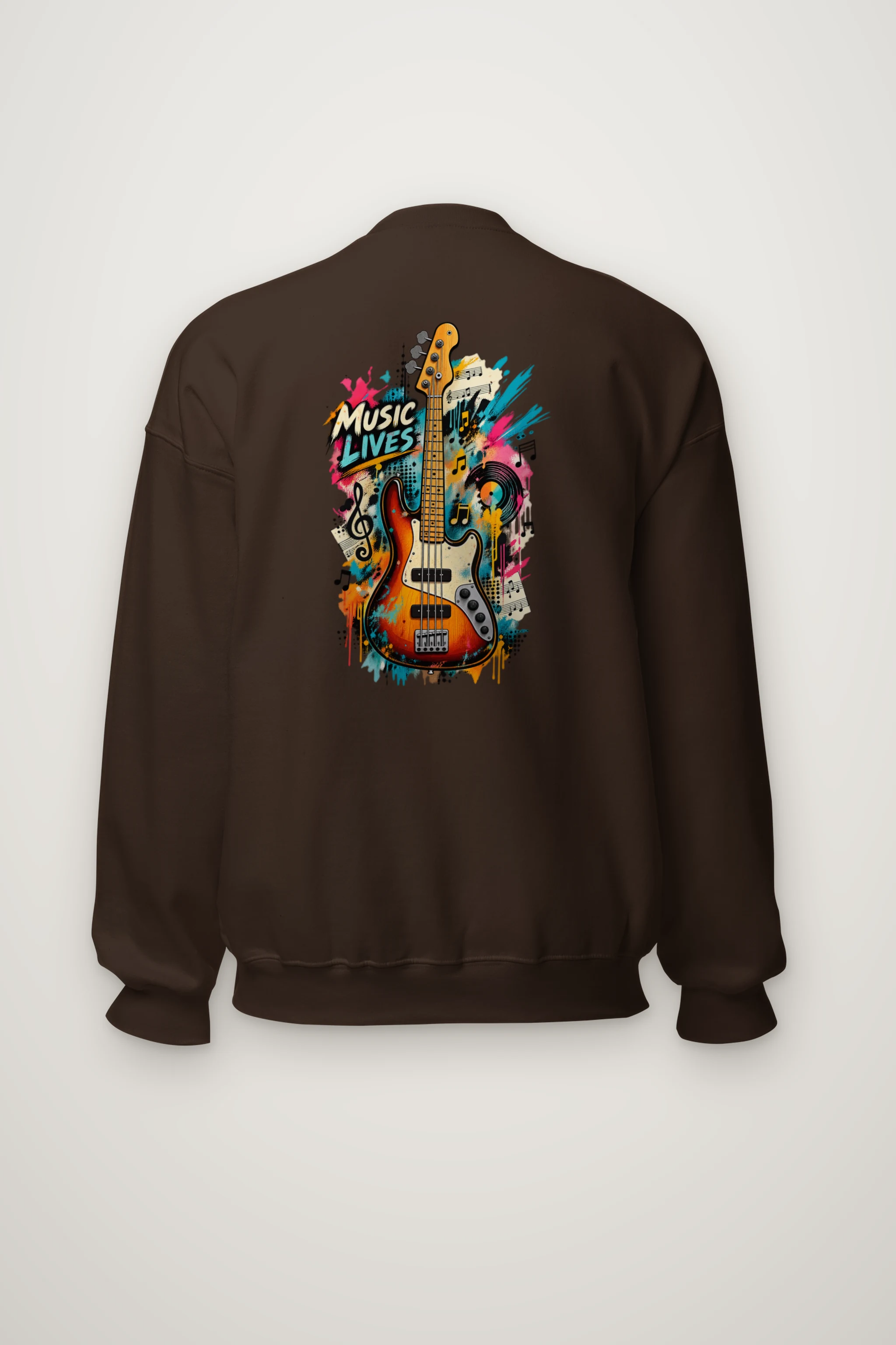 "Music Lives" Heavy Blend Unisex Crewneck Sweatshirt
