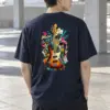 "Music Lives" Heavyweight Unisex Crewneck T-shirt | Gildan 5000