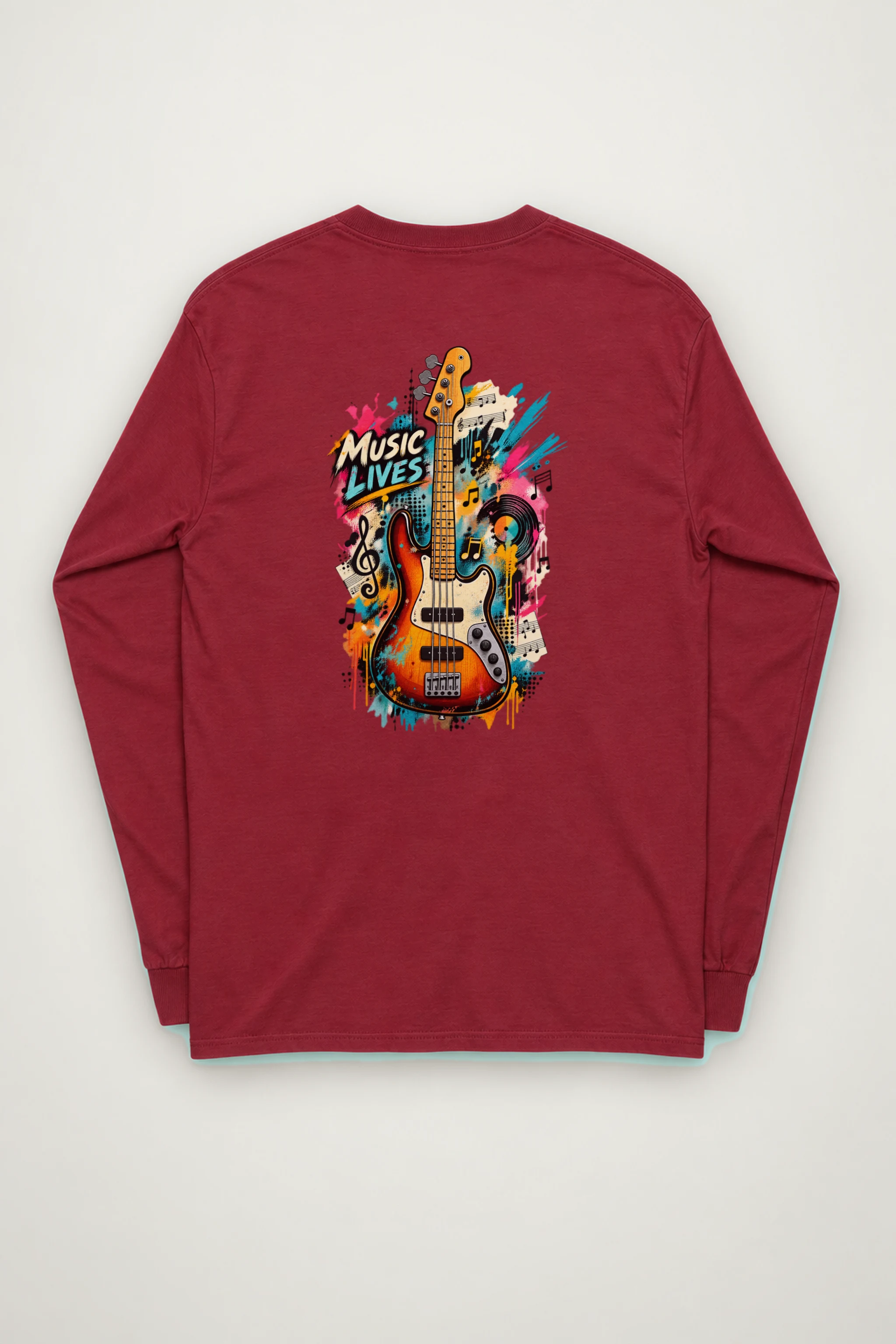 "Music Lives" Unisex Longsleeve T-shirt