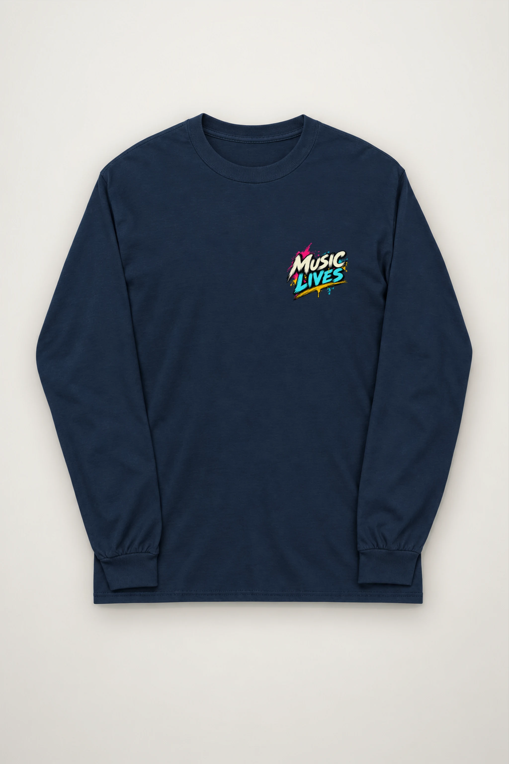 "Music Lives" Unisex Longsleeve T-shirt